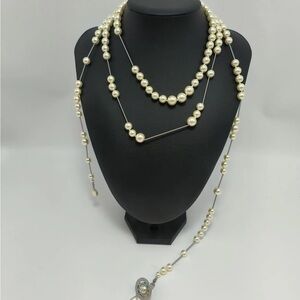 Brand-new Vivienne Westwood Asymmetrical Silver Necklace